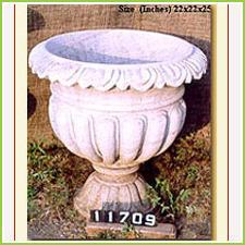 Marble Stone Garden Planters