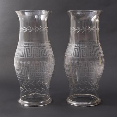 Candle Stand Glass Hurricane Shades