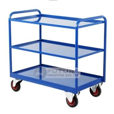 Blue Shelf Trolley