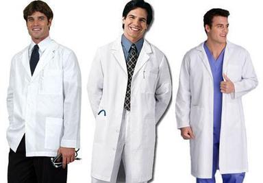 White Hospital Visitors Coat