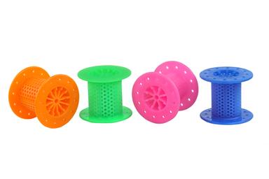 Yellow Textile Yarn Bobbin Roll