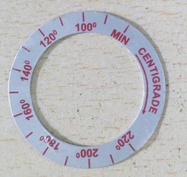 White Aluminium Anodized Labels