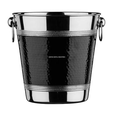 Silver Stainless Steel Ice Bucket