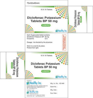 50 Mg Diclofenac Potassium Tablets General Drugs