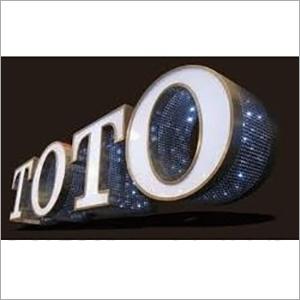 Led Acrylic Letter Sign Application: Industrial