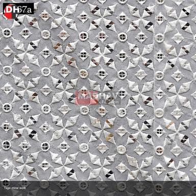 Exceptionally Soft Mirror Work Fabric