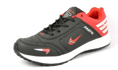 Black & Red Rome Sports Shoes