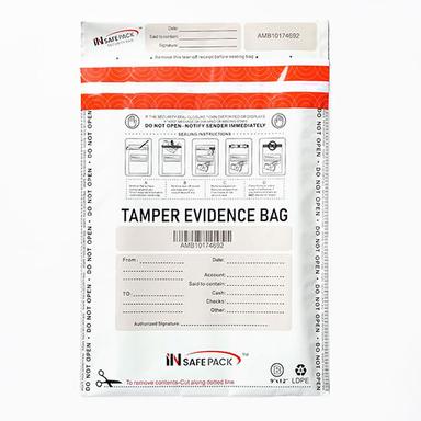 Hot Stamping Temper Evident Security Bags