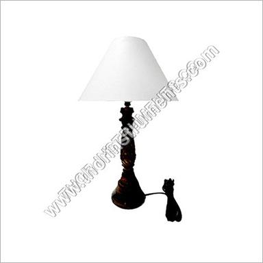 Nautical Vintage Solid Wood Table Lamp White Shade Power Source: Electric