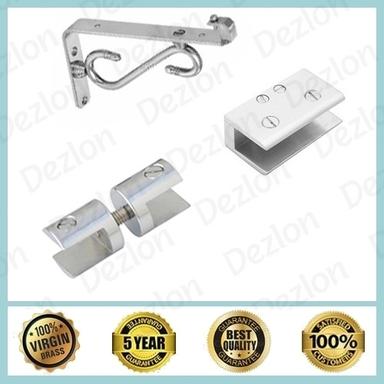 Silver Brass Brackets