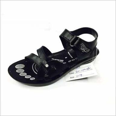 Black High Heel Fancy Pu Ladies Sandal
