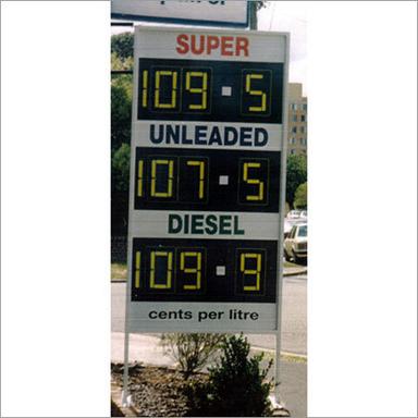 Manual Petrol Price Boards Dimension(L*W*H): 287Mm X 187Mm X 6Mm(43Cm X 32Cm X 28Cm Per Box)  Centimeter (Cm)