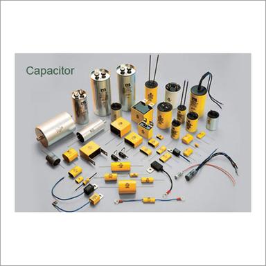 White And Black Axial Capacitor