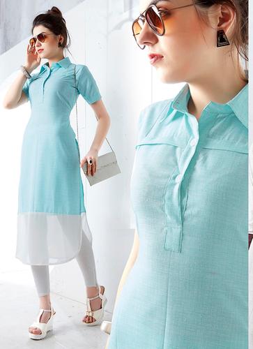 Cotton High-Low Kurti