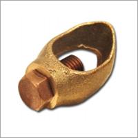 Golden Clamps And Fittings For Copper Bonded Rod