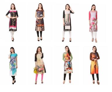 Multi Shades Women Ladies Cotton Kurtis