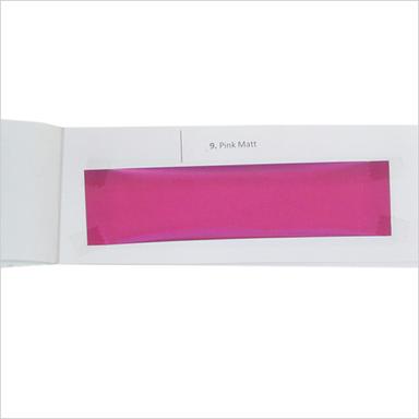 Pink Matt Film Hardness: Soft