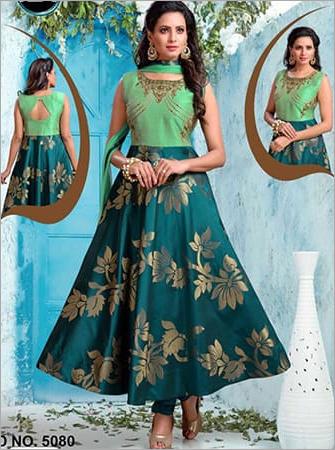 Green Anarkali Suits
