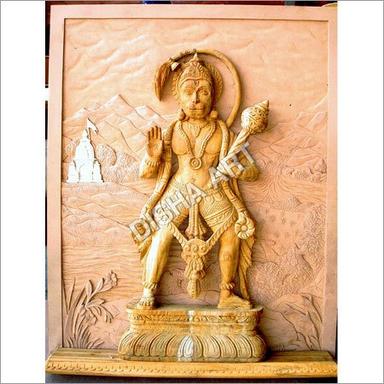 Wooden Hanuman Statue