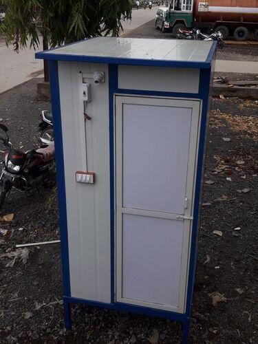 Ral 9002 And Blue Single Seater Portable Toilet