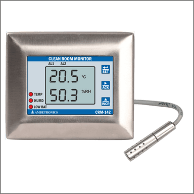 Clean Room Monitor-142 Accuracy: Temperature: +/- 0.5% Of Fs ; Humidity: +/- 1.8 Percent Of Fs ; Differential Pressure: +/- 0.5 % Of Fs Mm/M