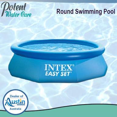 Blue Round Swimming Pool