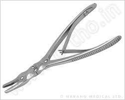 Steel Bone Nibbler Ang.Double Action