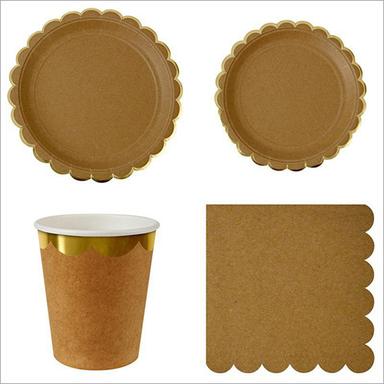 Personalized Kraft Paper Plates
