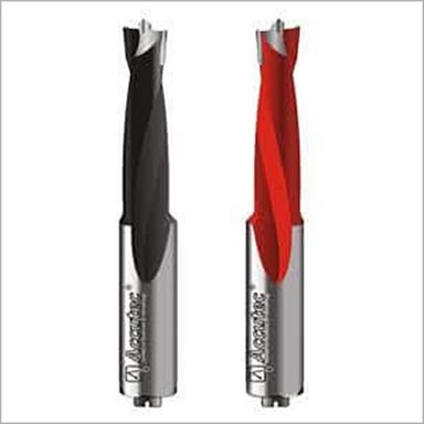 Silver And Red And Black T.C.T Through Hole Bits