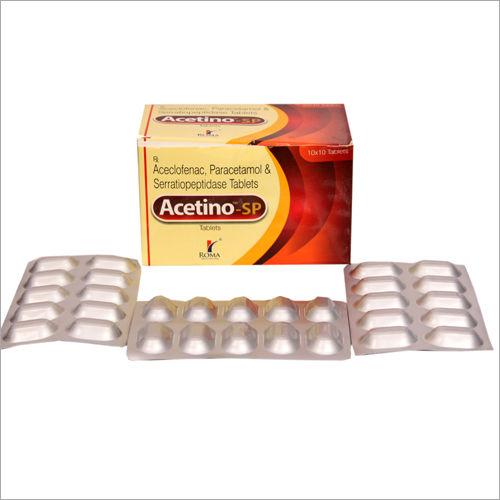 Aceclofenac Paracetamol Serratiopeptidase Tablets at Best Price in