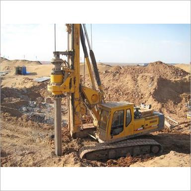 Yellow Rotary Bored Piling Machine