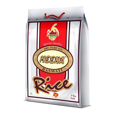 5Kg Heena Basmati Rice Broken (%): 3%