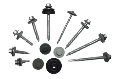 Plated Hex Head Self Drilling Screw