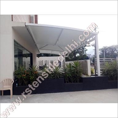 White Entrance Tensile Structure