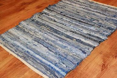 Denim Chindi Rugs Back Material: Woven Back