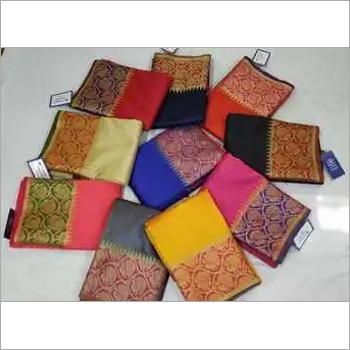 cotton fancy saree with blouse
