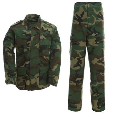 Wool Army Woodland Camouflage Battle Dress Uniform