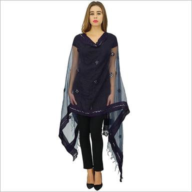 Black Colour Organza