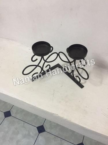 Black Candle Holder