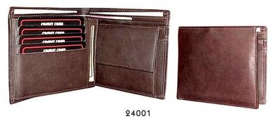 Brown Genuine Leather Wallet Size: 12Cmx10Cmx2Cm