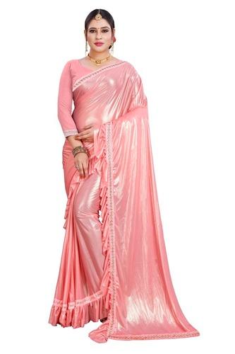 Pink Silk Saree