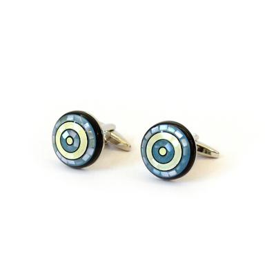 Blue Mother Of Pear Cufflink