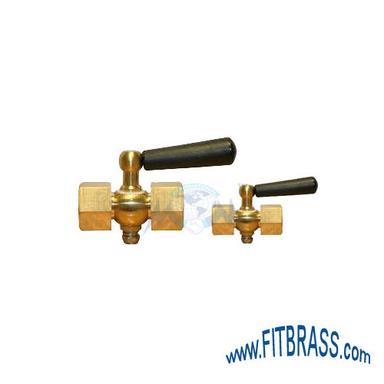 Natural Brass Gauge Valve