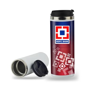 White 450Ml Stainless Steel Thermos Flask