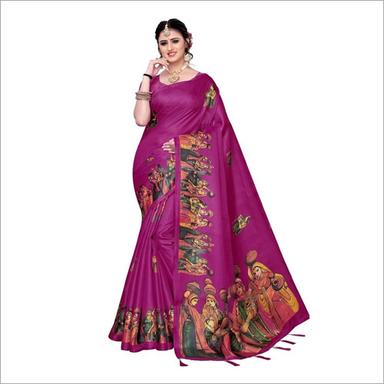 Daily Wear Silk Digital Printed Saree