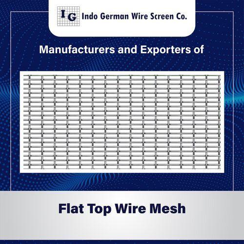 Sliver Flat Top Wire Mesh at Best Price in Mumbai