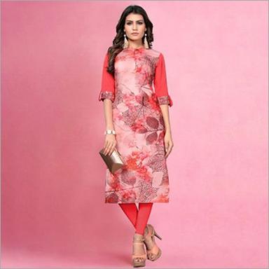 Quick Dry Ladies Printed Kurti