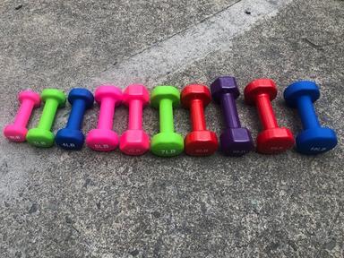 Neoprene Coated Dumbbells Application: Tone Up Muscle