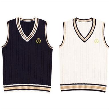 Woolen Sleeveless School Sweater