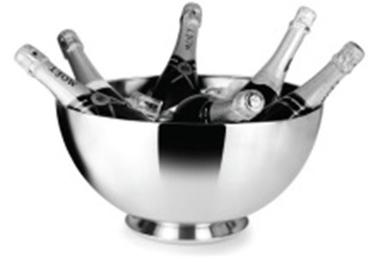 Mirror Finish Stainless Steel Punch Bowl Ss 40 Cm